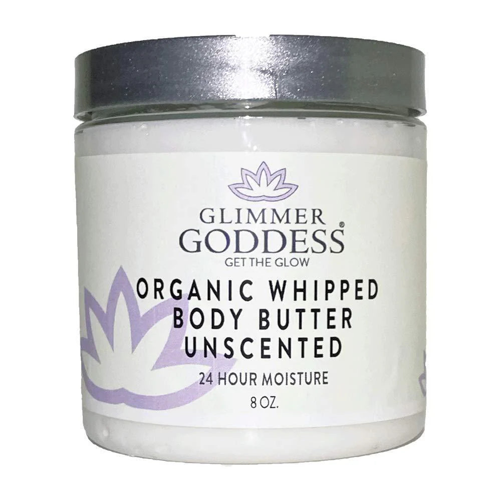 Unscented Organic Whipped Body Butter 8 Oz