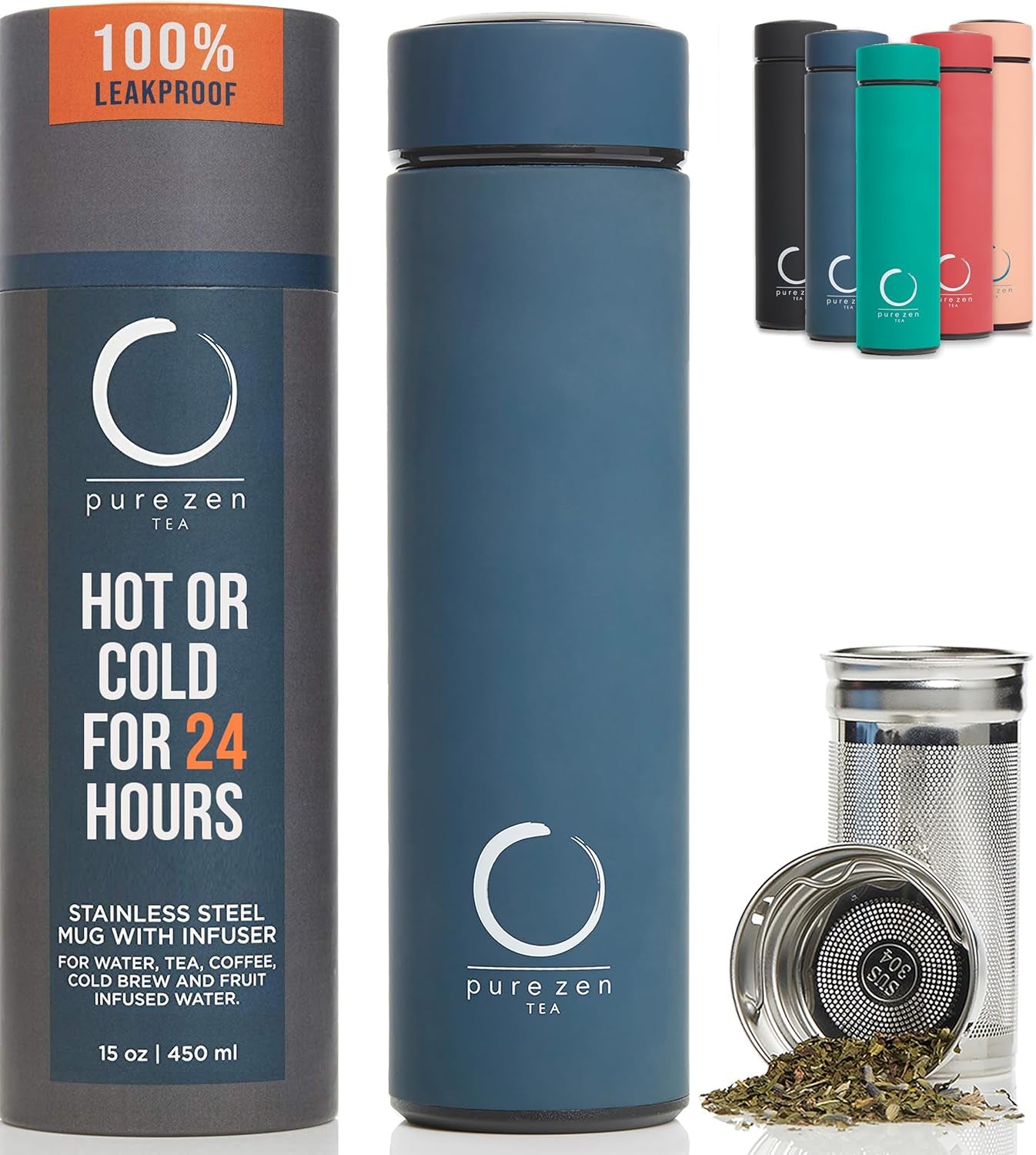 Thermos with Infuser for Hot and Cold Infusions