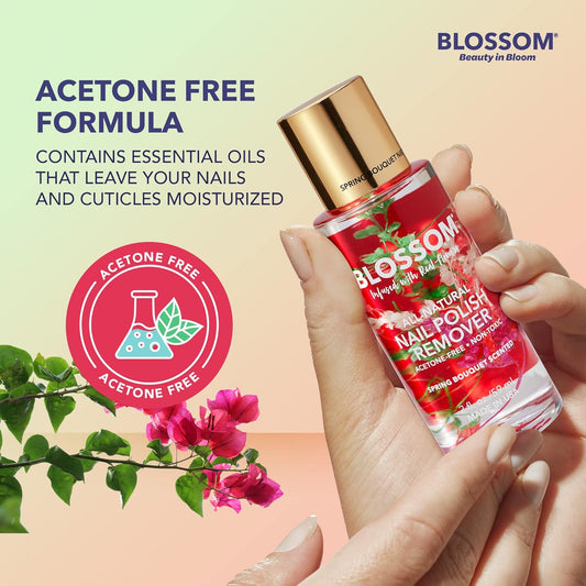 Acetone Free Nail Polish Remover, Organic Plant-Based